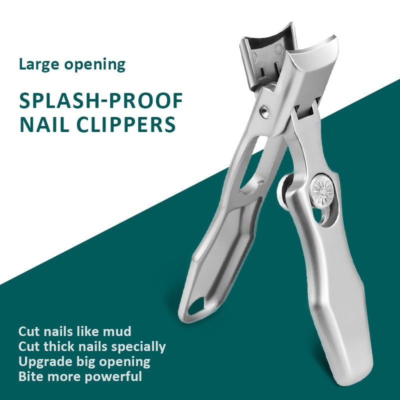 Ultra Sharp Stainless Steel Wide Thick Nail Clippers - AntHelper