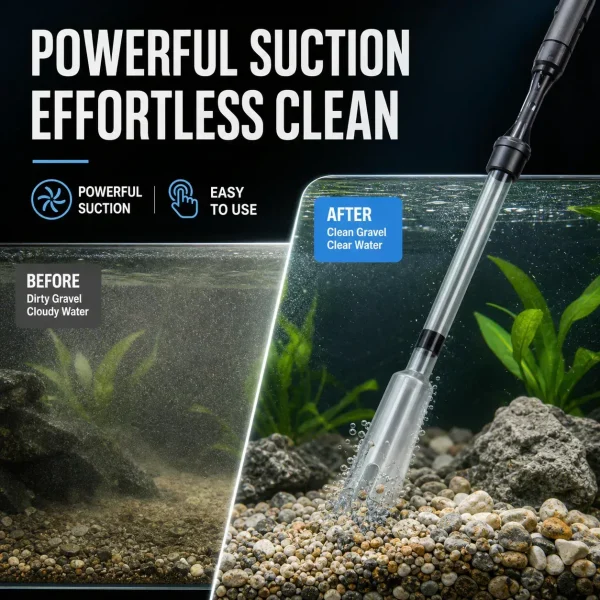 ✨50% off 🔥 Electric Aquarium Gravel Cleaner✨