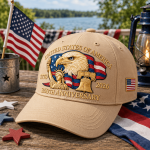 America 250th: 1776–2026 Commemorative Hat – Limited Patriotic Embroidered Edition (Khaki)