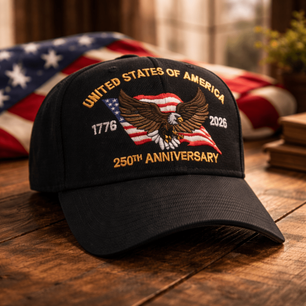 America's 250th Anniversary Eagle Heritage Premium Embroidered Hat